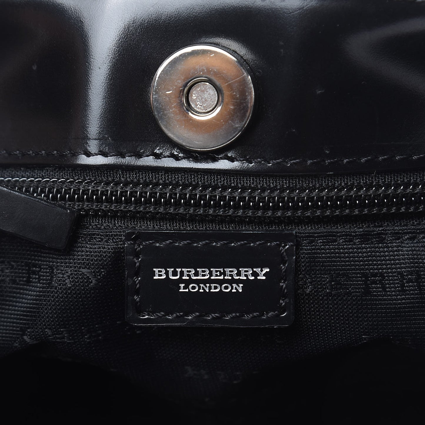 House Check Medium Tote Black