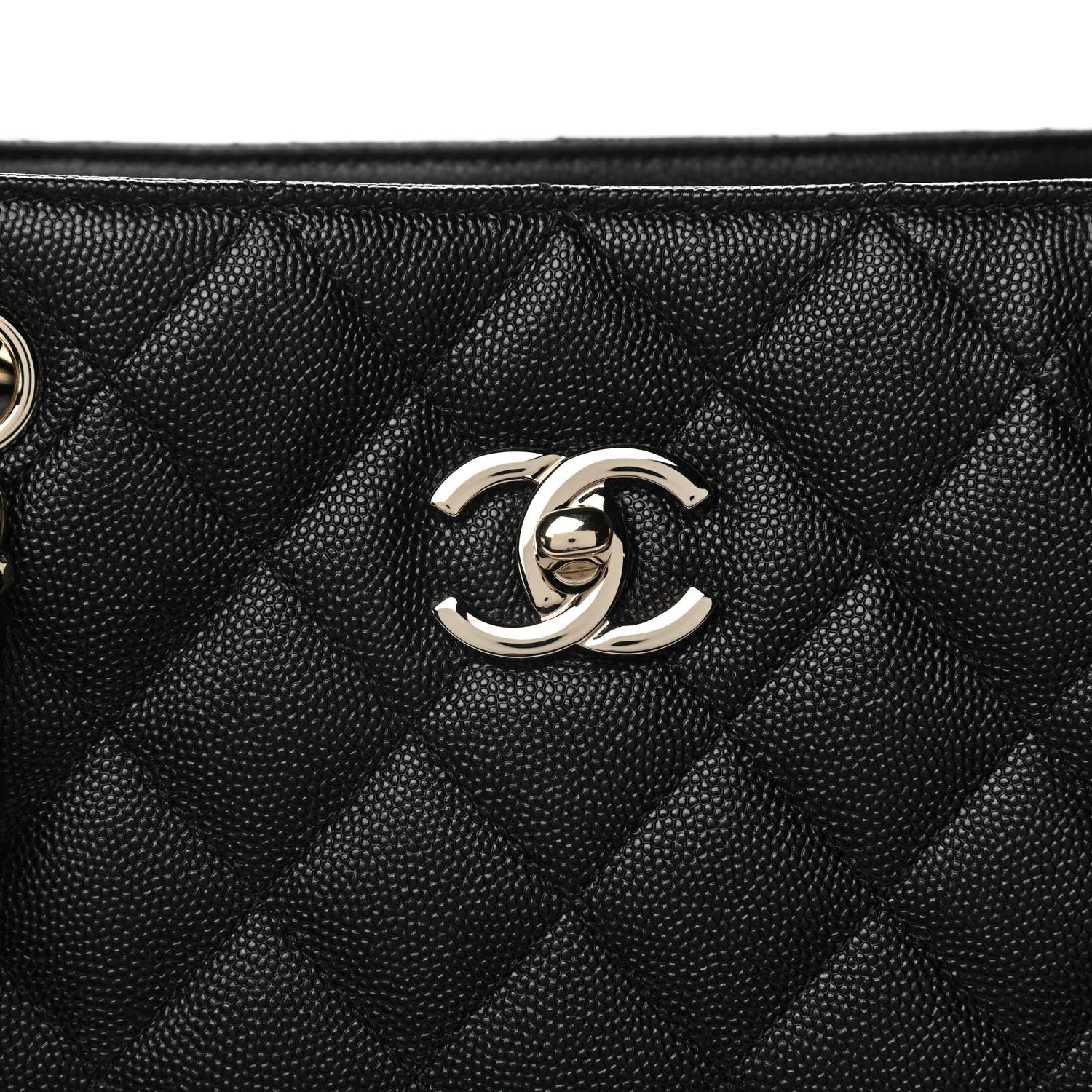 Chanel Caviar Quilted Large Shopping Tote Black 7 of 10