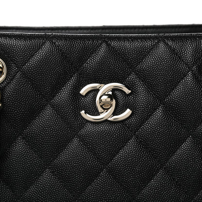 Chanel Caviar Quilted Large Shopping Tote Black 7 of 10