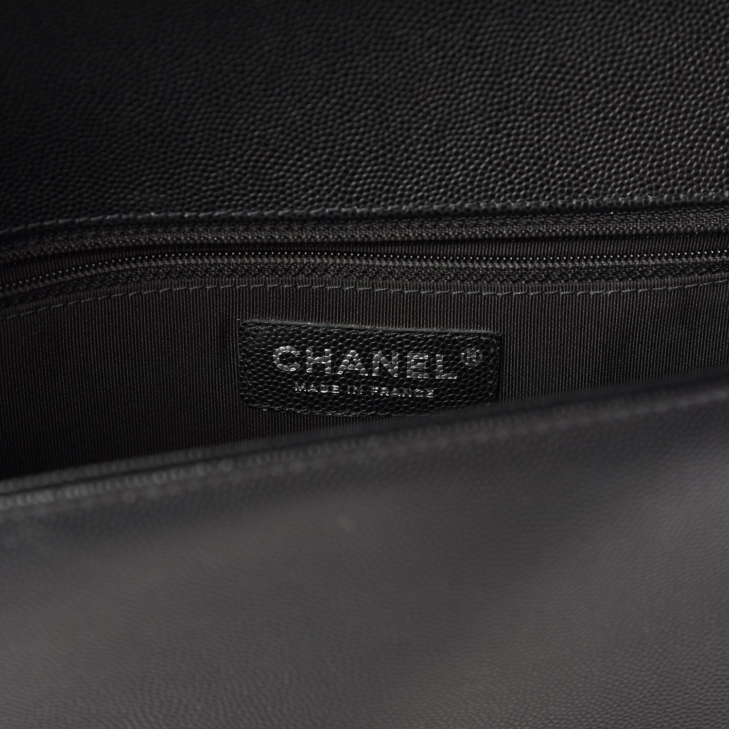 Chanel Caviar Quilted New Medium Boy Flap Black 7 of 9
