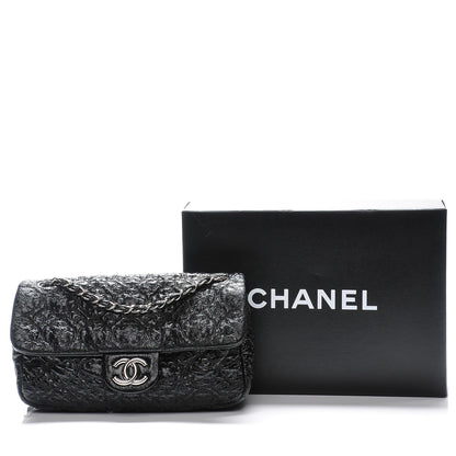 Chanel Vinyl Rock In Moscow Single Flap Black 9 of 9