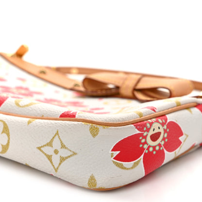 Louis Vuitton Monogram Cherry Blossom Pochette Accessories Red 10 of 10