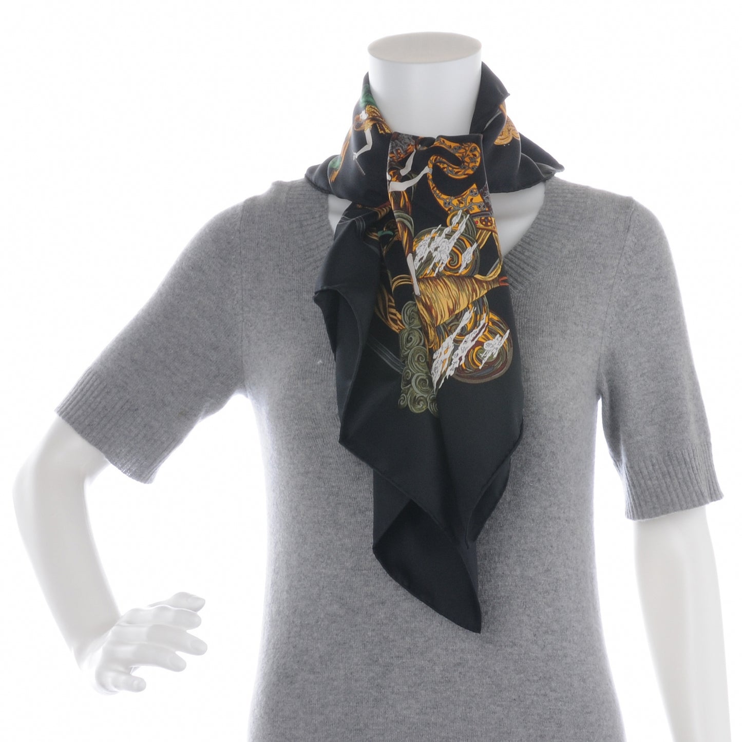 Silk Au Fil De La Soie Scarf 90