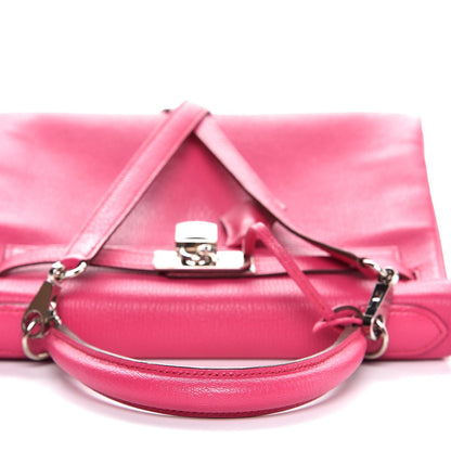 Hermes Chevre Mysore Kelly Retourne 28 Rose Shocking 21 of 41