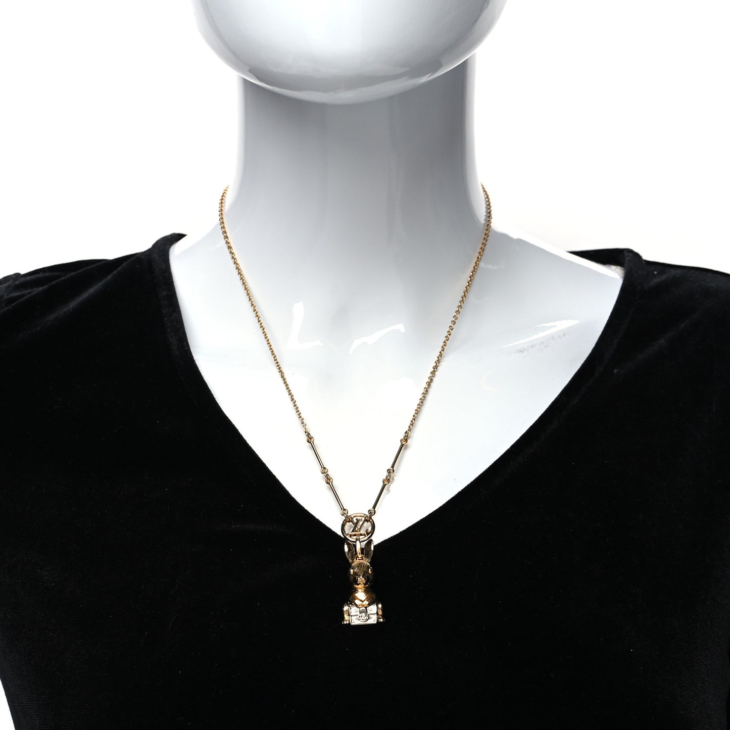 Rabbit Necklace Gold