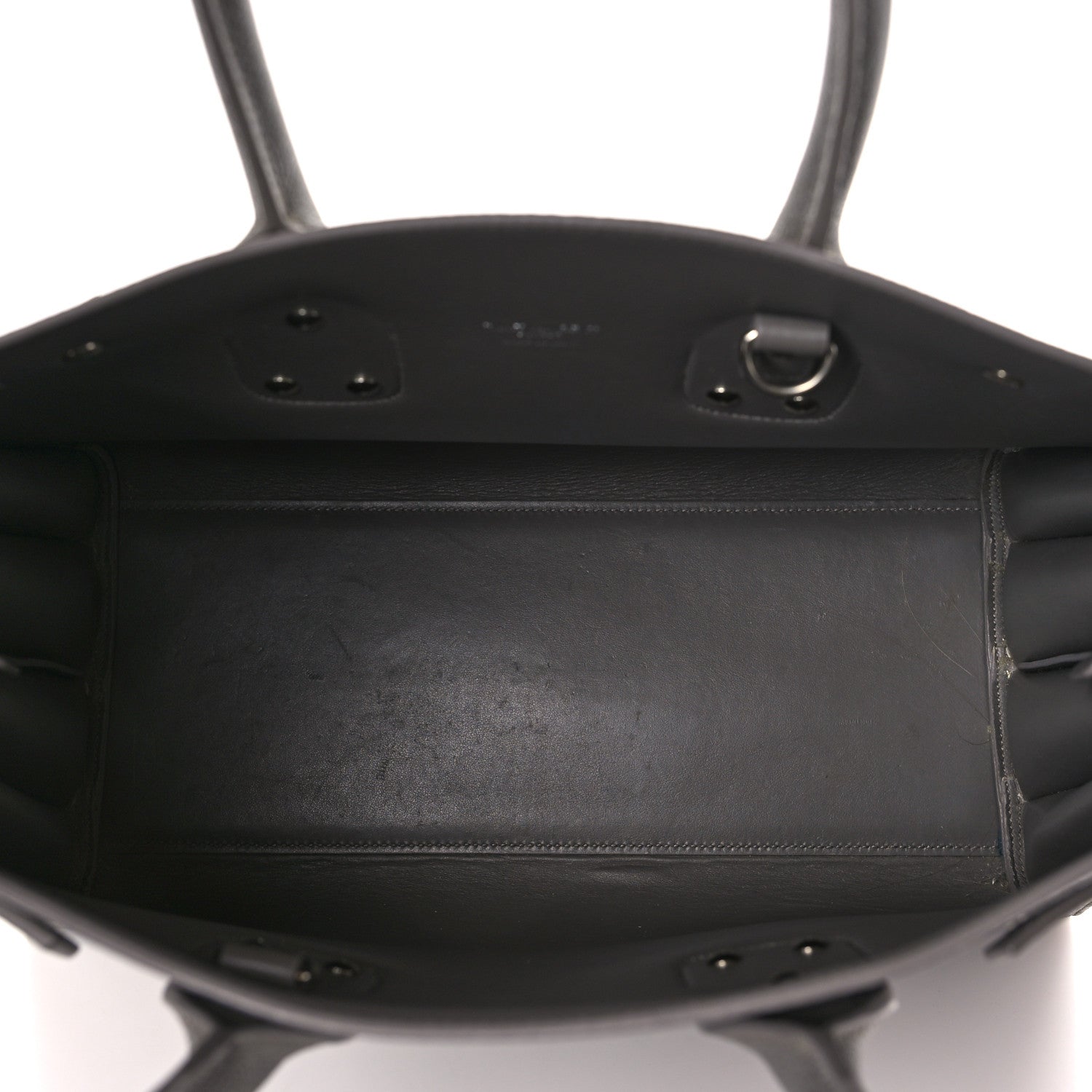 Saint Laurent Grained Calfskin Small Sac De Jour Fog 6 of 10