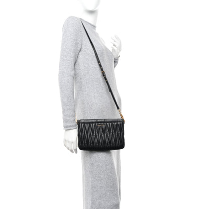 Miu Miu Nappa Matelasse Crossbody Black 2 of 11