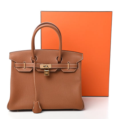 Hermes Togo Birkin 30 Gold 11 of 11