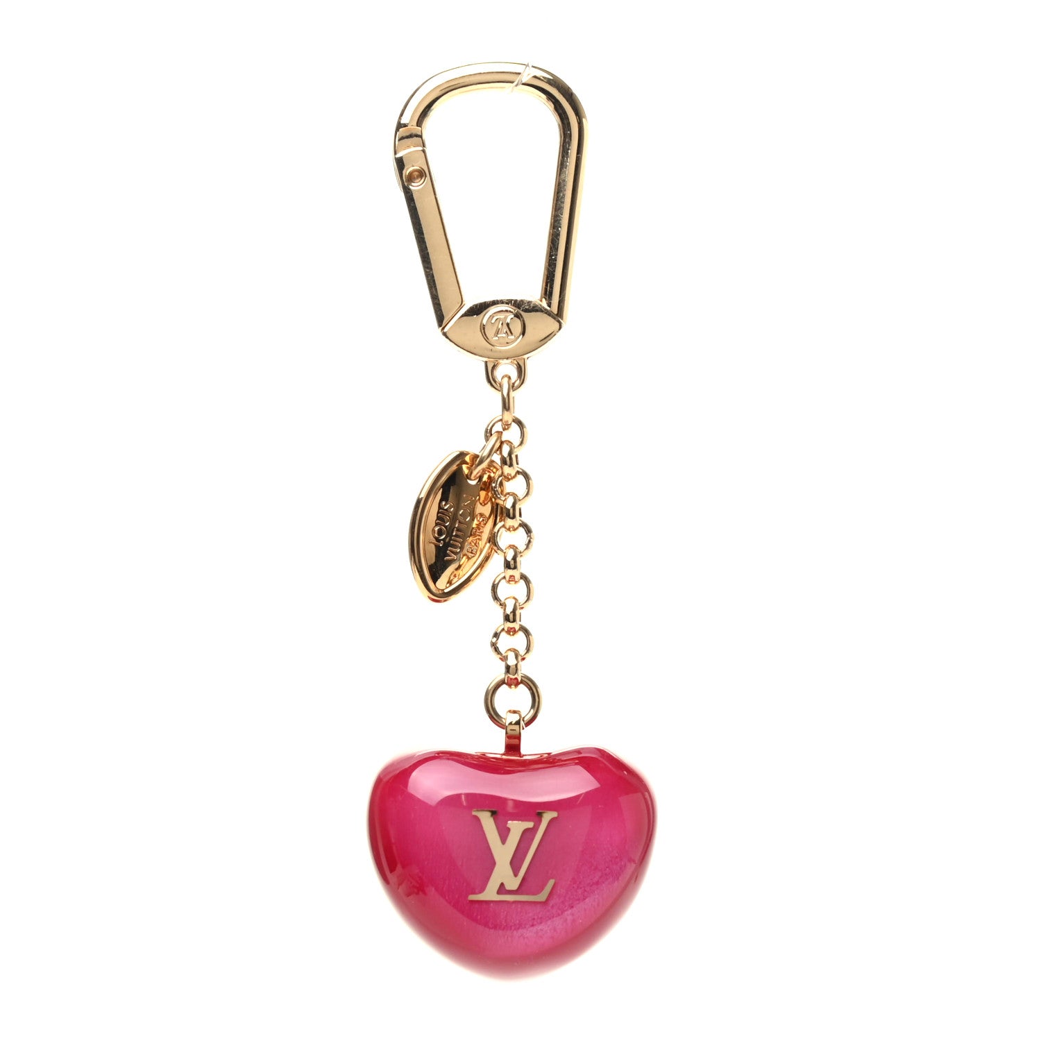 Louis Vuitton Pomme Bag Charm Key Holder Pomme D'Amour 1 of 3