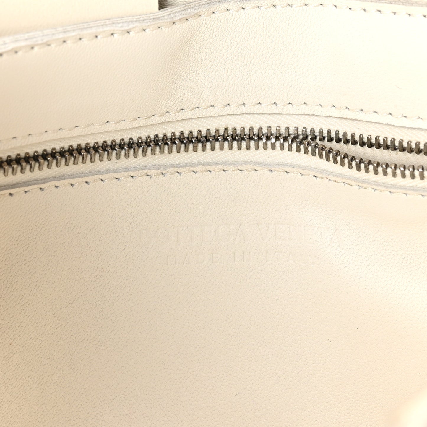 Lambskin Maxi Intrecciato Cassette Crossbody Bag White