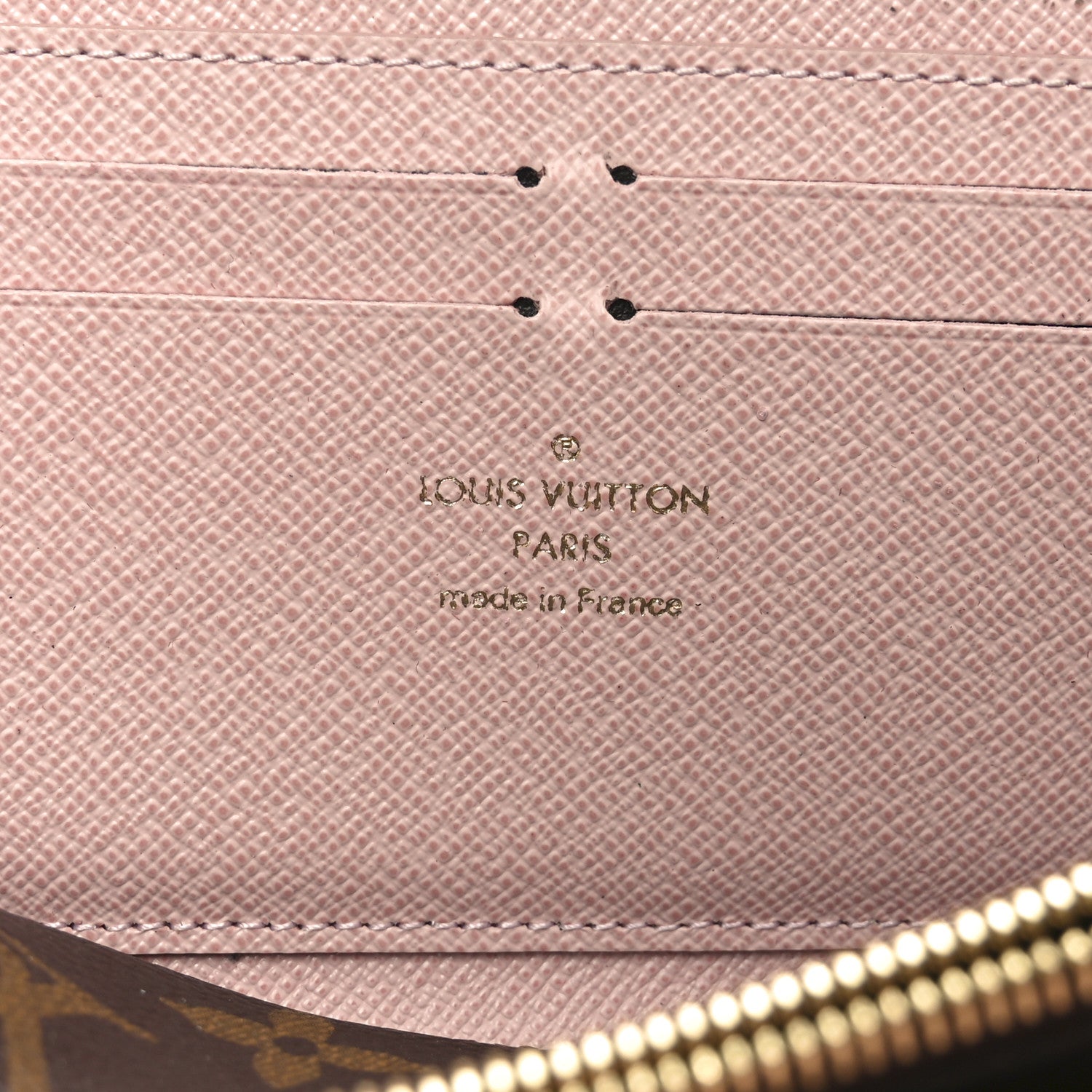 Louis Vuitton Monogram Clemence Wallet Rose Ballerine 6 of 6