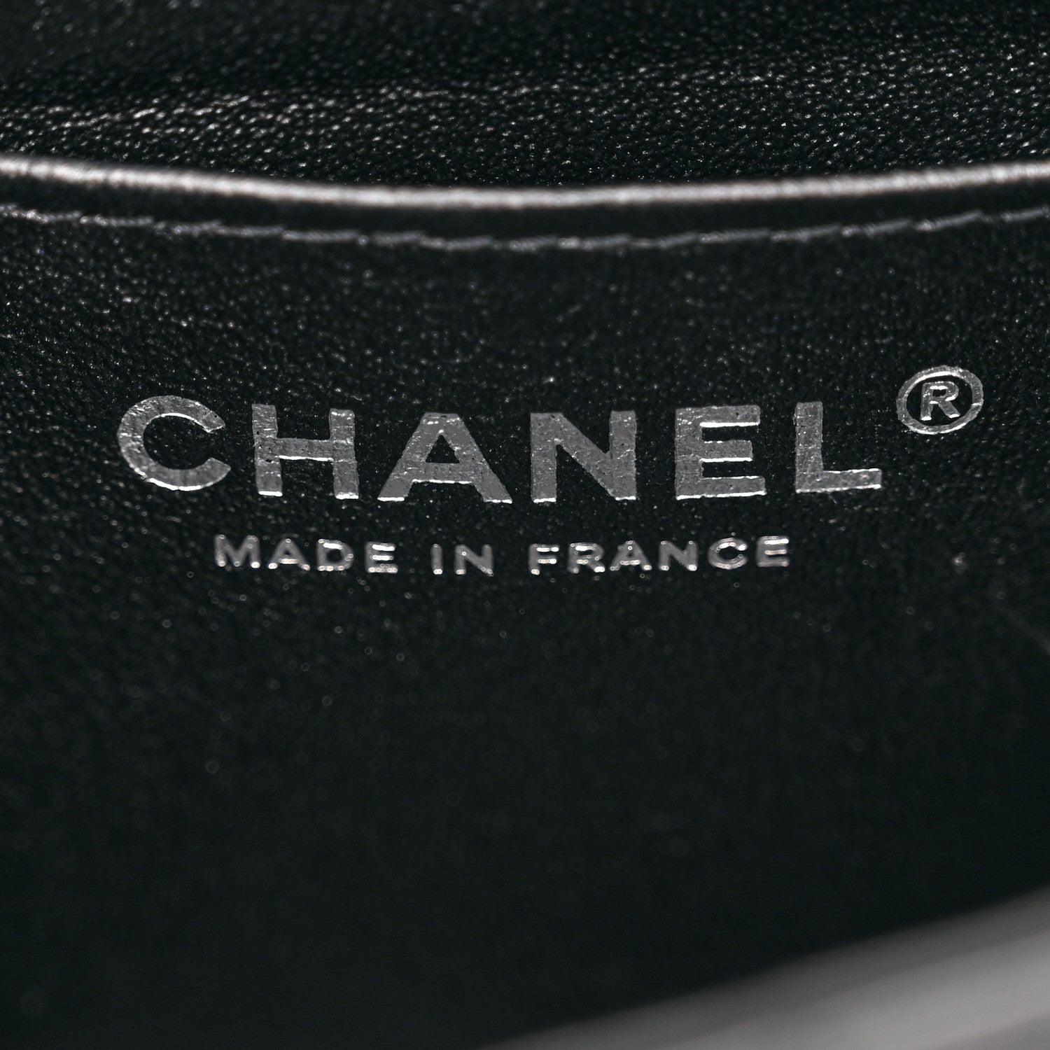 Chanel Patent Crumpled Calfskin Chevron Quilted Mini Rectangular Flap So Black 6 of 10