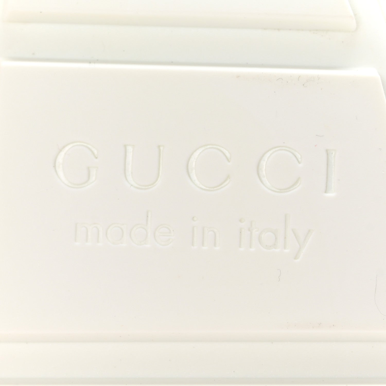 Gucci GG Supreme Monogram Mens Rhyton Sneakers 9 White 7 of 11