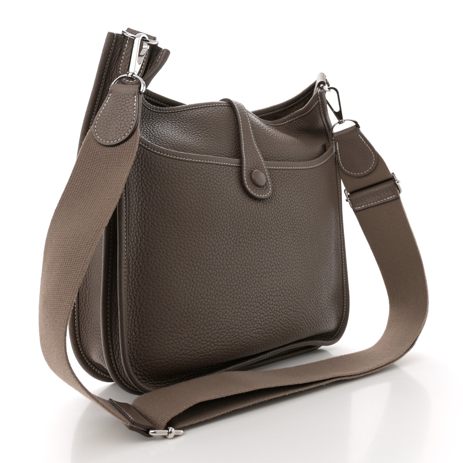 Hermes Taurillon Clemence Evelyne III PM Etoupe 3 of 13