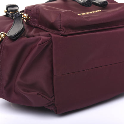 Burberry Nylon Small Rucksack Backpack Burgundy Red 5 of 20