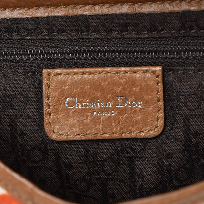 Christian Dior Canvas Floral Saddle Bag 6 of 11