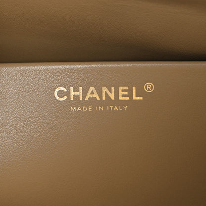 Chanel Suede Calfskin Souplissimo Maxi Flap Dark Beige 6 of 10