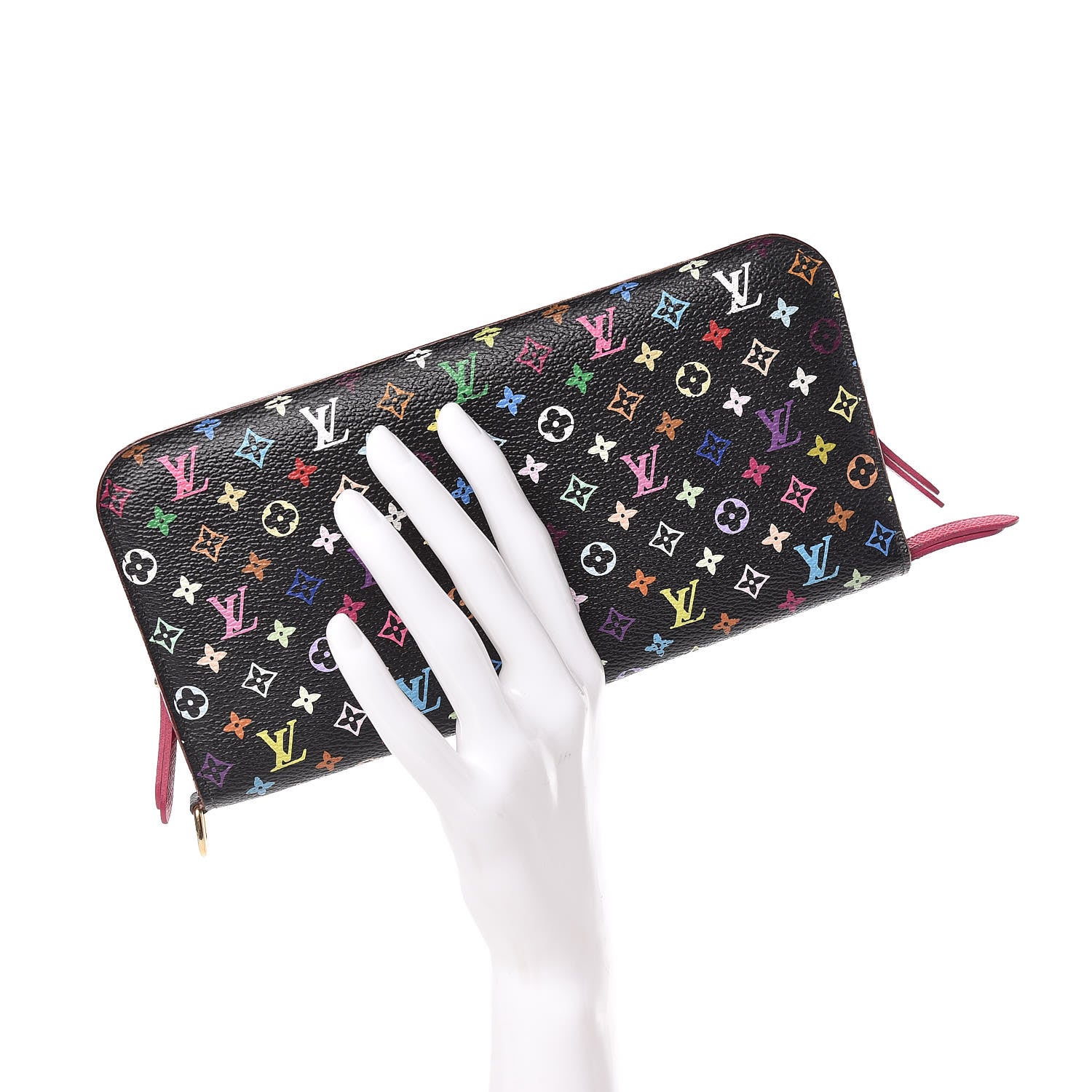 Louis Vuitton Monogram Multicolor Insolite Wallet Black Grenade 2 of 12