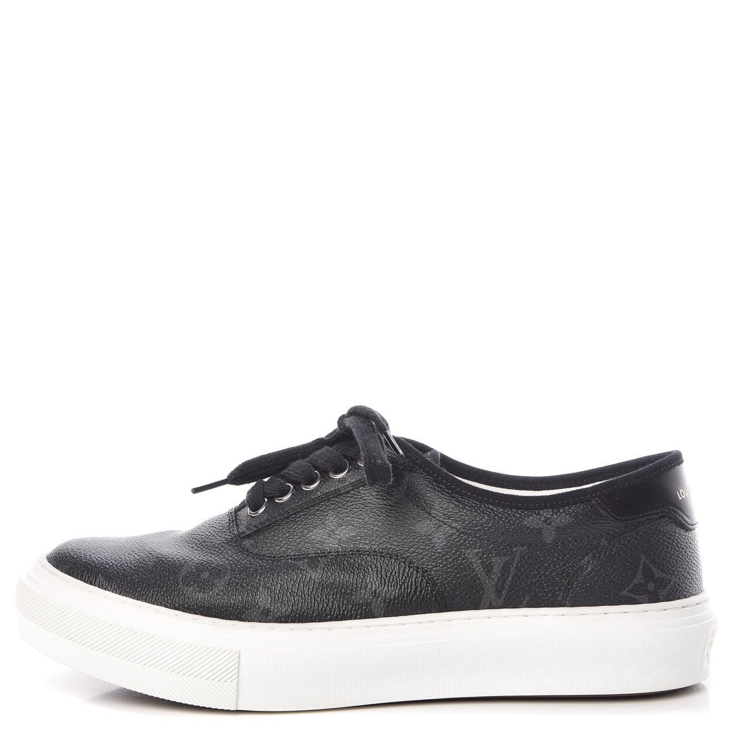 Louis Vuitton Monogram Eclipse Trocadero Sneakers 5 Black 1 of 8