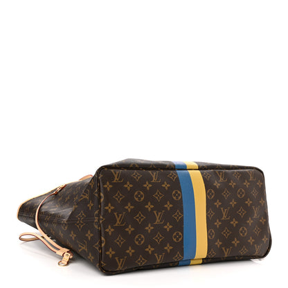 Louis Vuitton Monogram My LV Heritage Neverfull GM White Bleu Clair 4 of 9