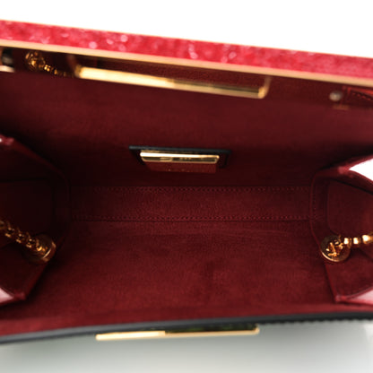 Christian Louboutin Patent Crystal Malachite Vanite Clutch Green Multicolor 5 of 9