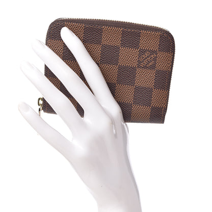 Louis Vuitton Damier Ebene Zippy Coin Purse 2 of 7