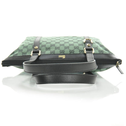 Gucci Monogram Abbey Tote Green 5 of 9