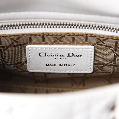 Christian Dior Lambskin Cannage Mini Lady Dior White 6 of 13