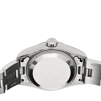 Rolex Stainless Steel 18K White Gold Diamond 26mm Oyster Perpetual Datejust Watch Silver Jubilee 79174 4 of 5