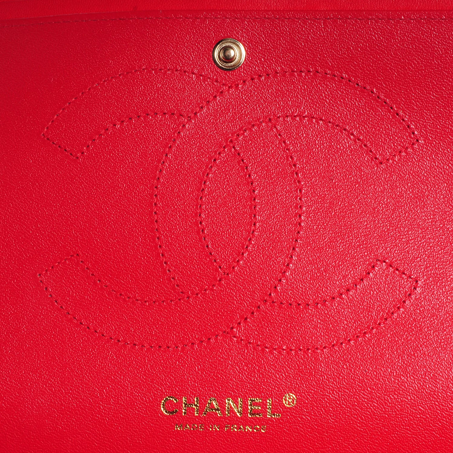 Chanel Lambskin Jumbo Double Flap Red 5 of 8
