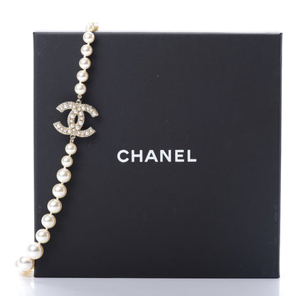 Chanel Graduated Pearl CC Short Necklace Gold 6 of 6