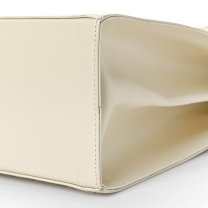 Salvatore Ferragamo Brushed Off Calfskin Iconic Large Top Handle Bag Magnolia 9 of 9