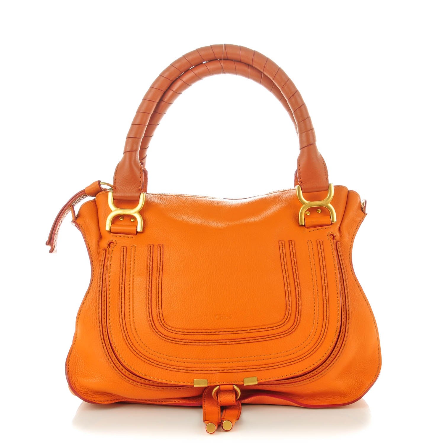 Chloe Calfskin Medium Marcie Satchel Indian Summer 1 of 8