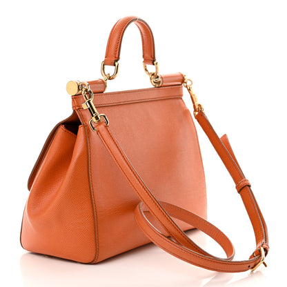 Dolce & Gabbana Dauphine Medium Miss Sicily Satchel Mandarino 3 of 16