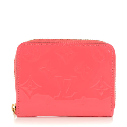 Louis Vuitton Vernis Zippy Coin Purse Rose Litchi 1 of 7