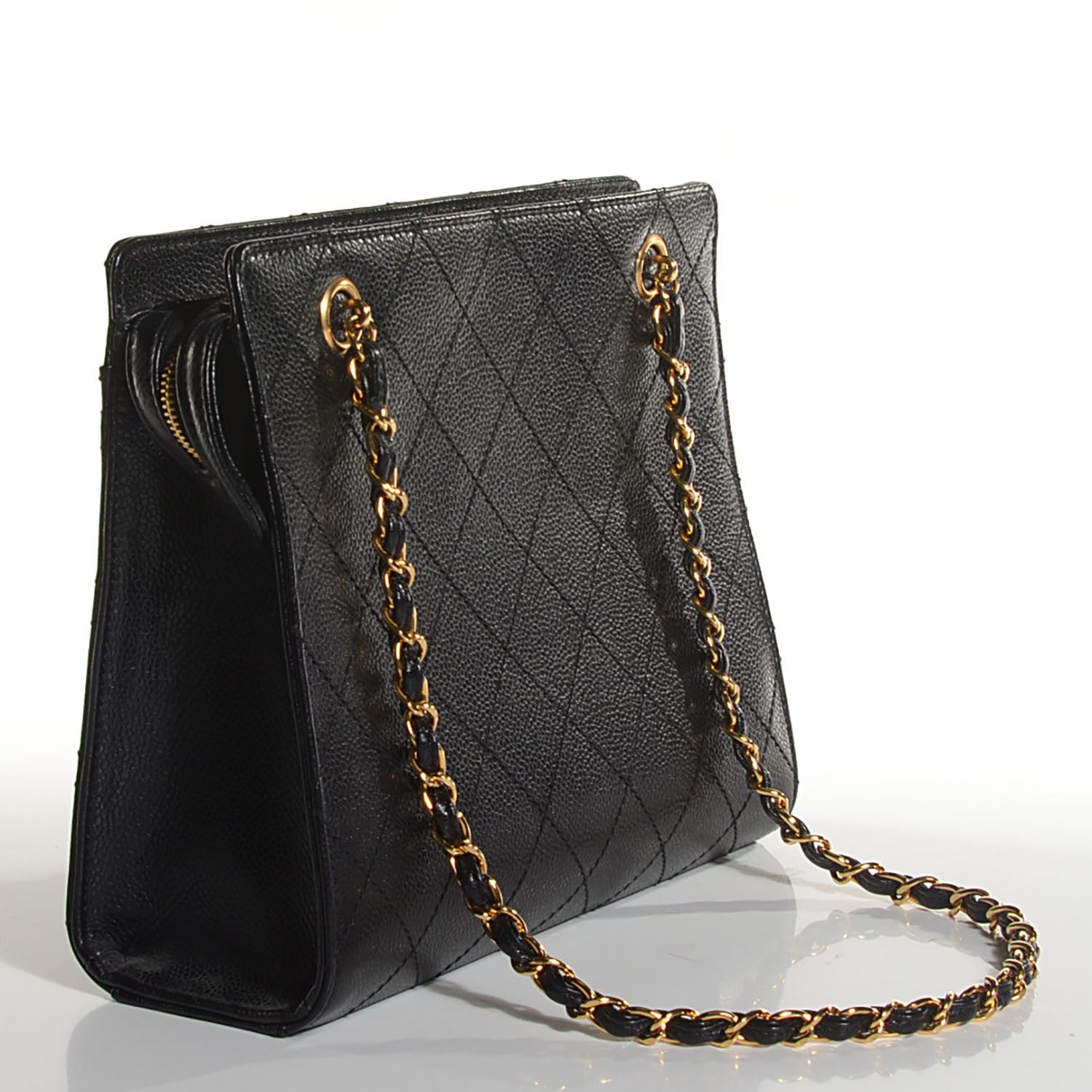 Chanel Caviar Shoulder Bag Black 3 of 8