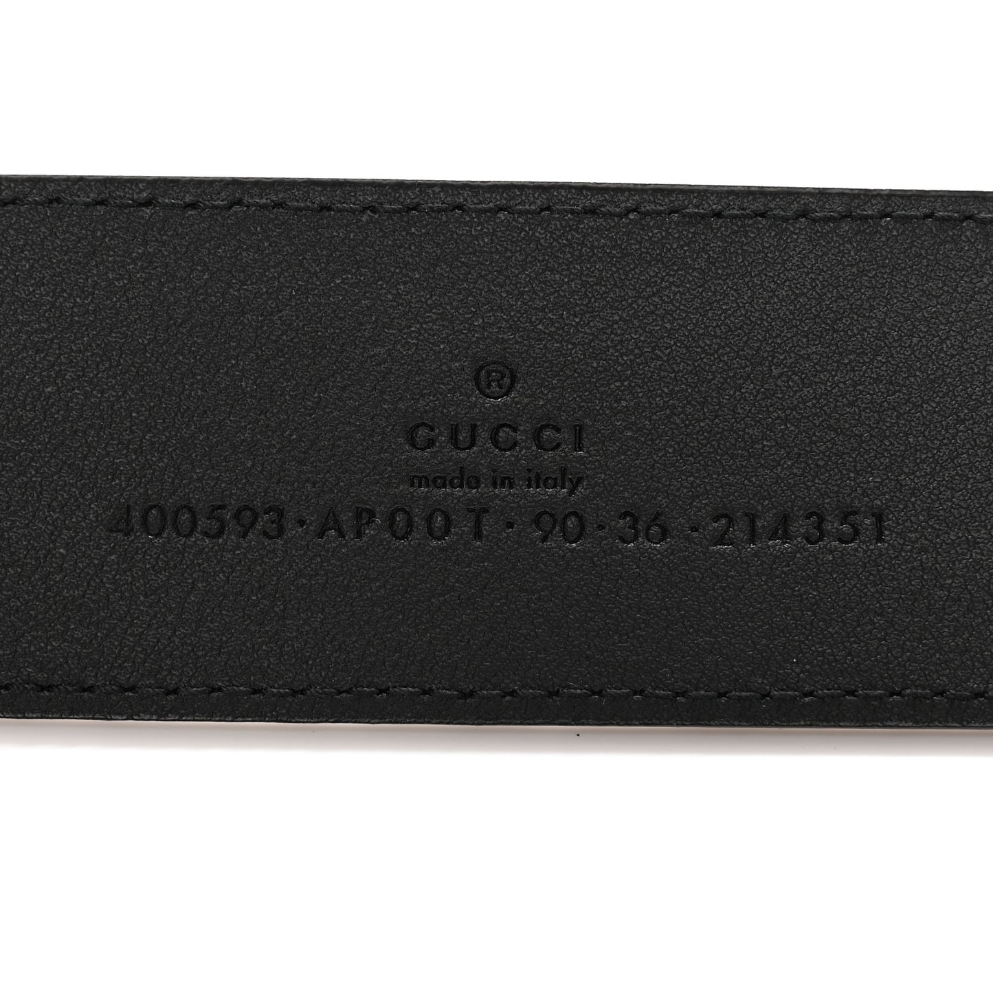 Calfskin Double G 40mm Belt 90 36 Black
