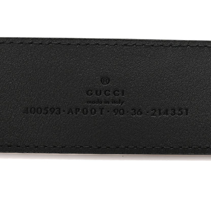 Gucci Calfskin Double G 40mm Belt 90 36 Black 5 of 9