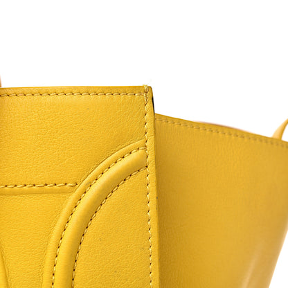 Celine Supple Calfskin Medium Phantom Luggage Yellow 20 of 24
