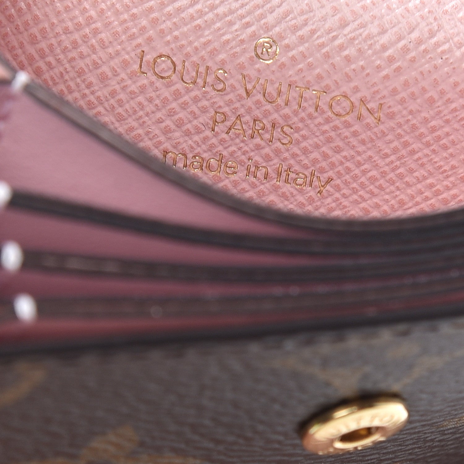 Louis Vuitton Monogram Gusset Card Holder Rose Ballerine 5 of 8