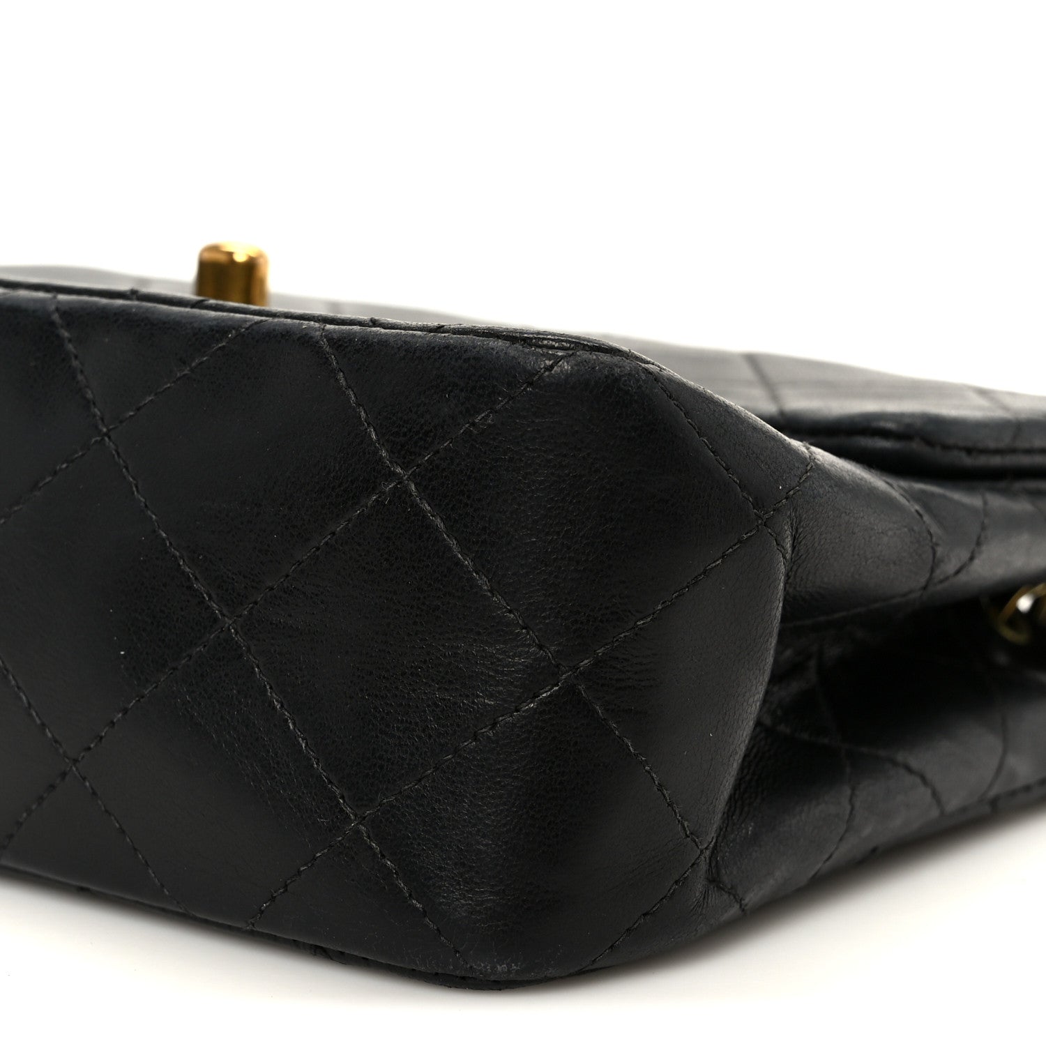 Chanel Lambskin Quilted Mini Square Flap Black 12 of 12