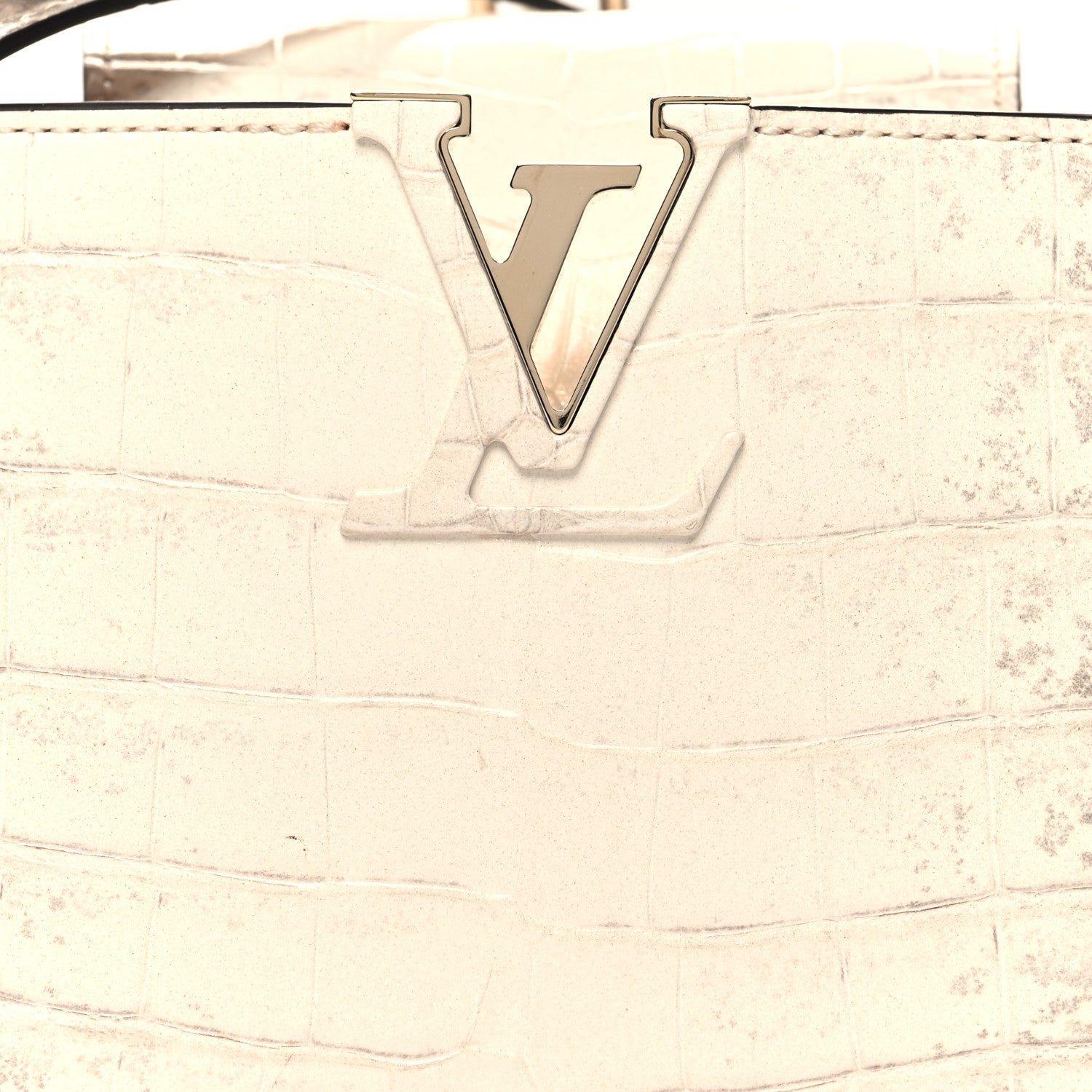 Louis Vuitton Iridescent Himalaya Crocodile Mini Capucines 7 of 9