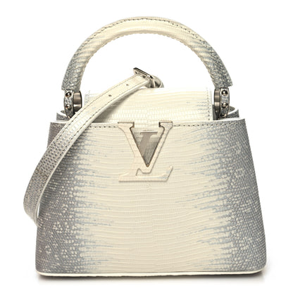 Louis Vuitton Lizard Capucines Mini White 1 of 11