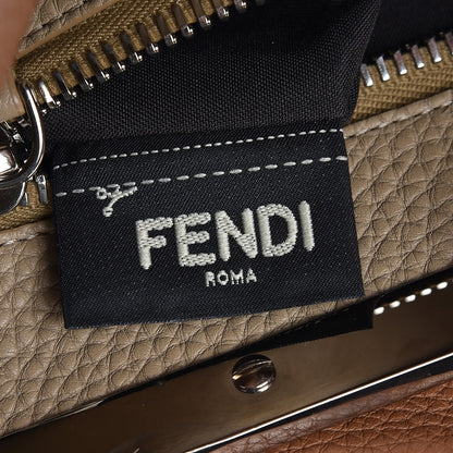 Fendi Cuoio Romano Selleria Bi-Color Medium Peekaboo Iconic Satchel Mou Deserto 6 of 9