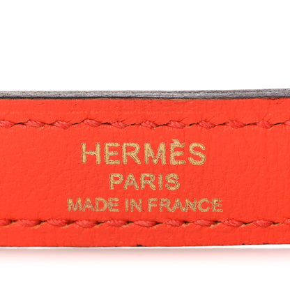 Hermes Evercolor Kelly Retourne 28 Orange Poppy 32 of 41