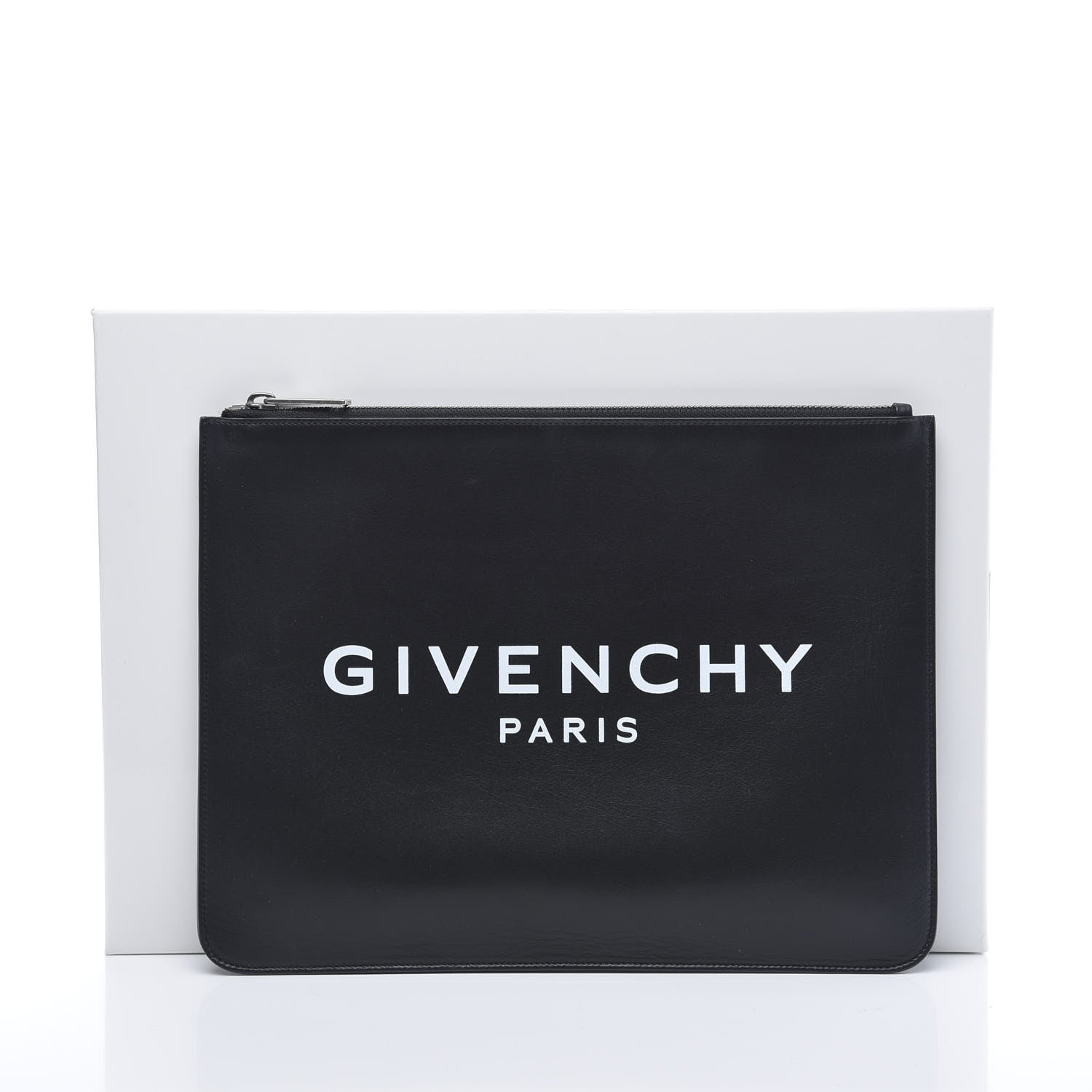Givenchy Calfskin Large Logo Pouch Black 10 of 10