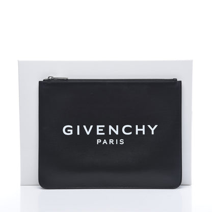 Givenchy Calfskin Large Logo Pouch Black 10 of 10