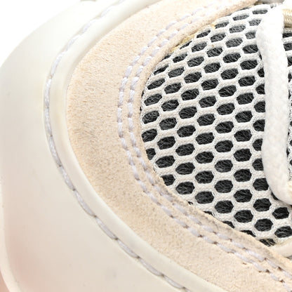 Gucci X SEGA Mesh Calfskin Suede Womens Flashtrek Sneakers 35 Great White 11 of 14
