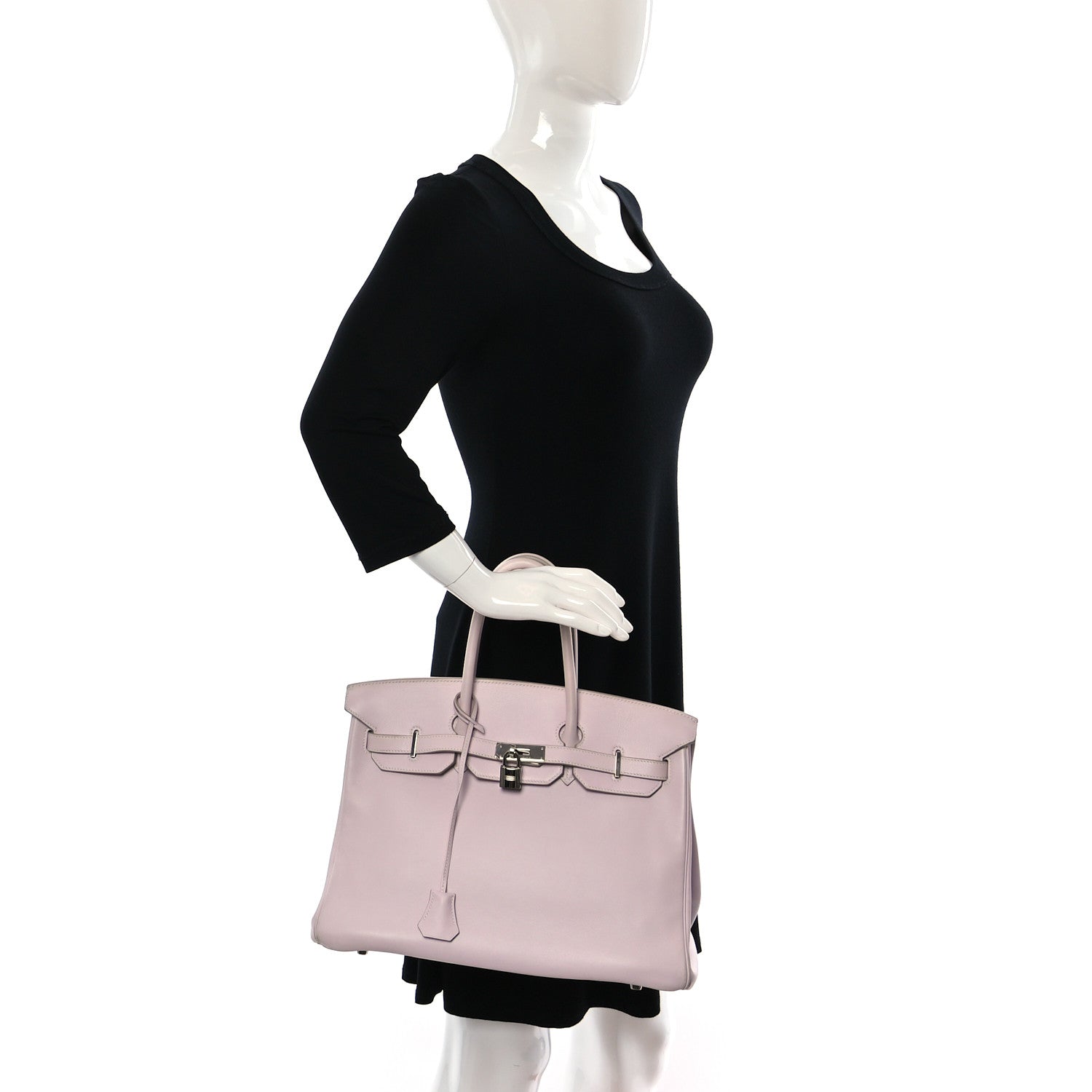 Hermes Swift Birkin 35 Rose Dragee 2 of 17