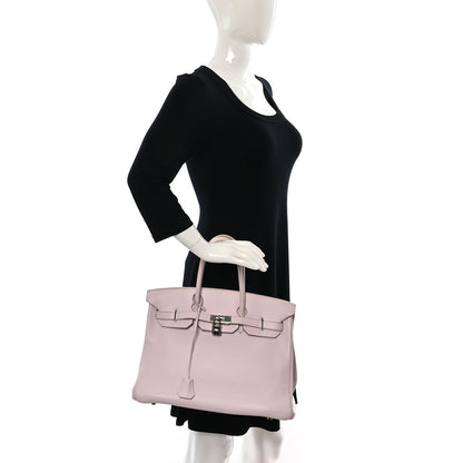 Hermes Swift Birkin 35 Rose Dragee 2 of 17